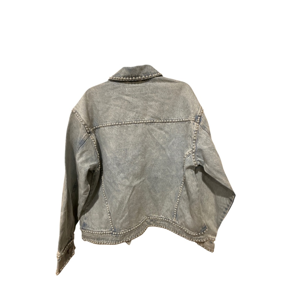 Blank NYC Embellished Denim Jacket Size Small - Picture 8 of 8
